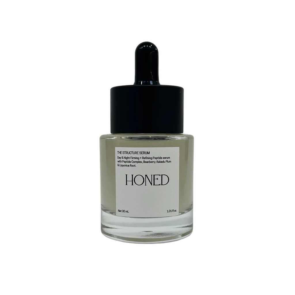 A multi peptide complex anti aging serum featuring Matryxil Peptides, Vitamin C and glycerin